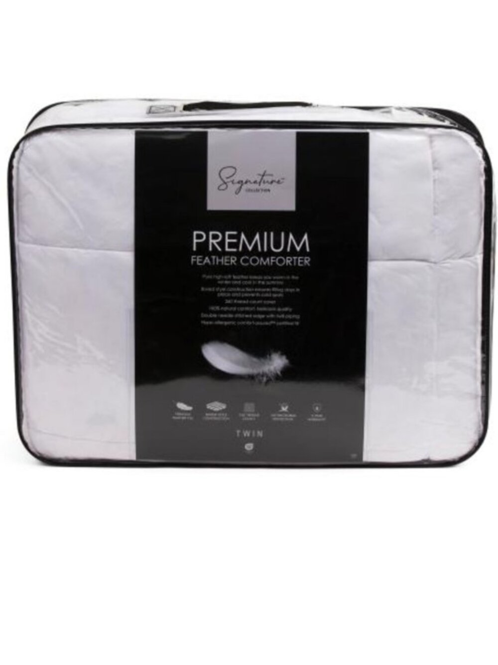 SIGNATURE 260tc lightweight warmth feather duvet insert